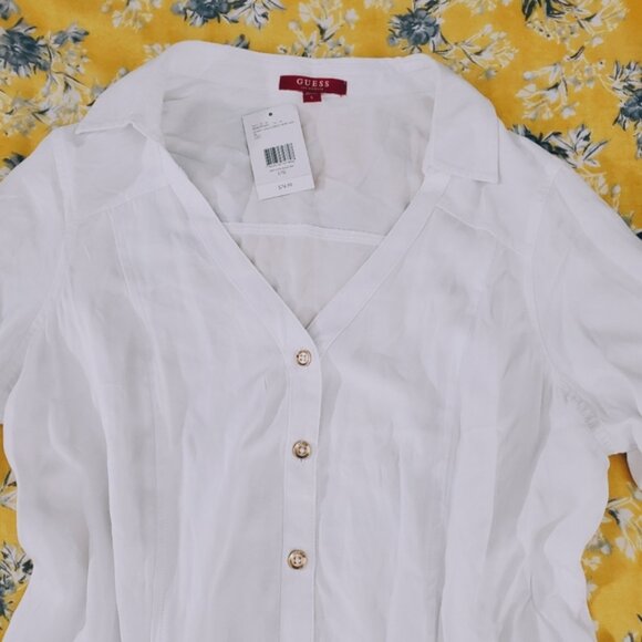 NWT Guess Los Angeles Challis Dress Robe - Picture 5 of 16